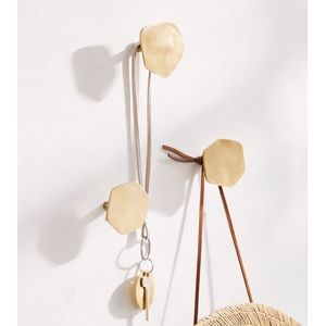 Urban Outfitters Geo Gold Hooks- Set Of 3